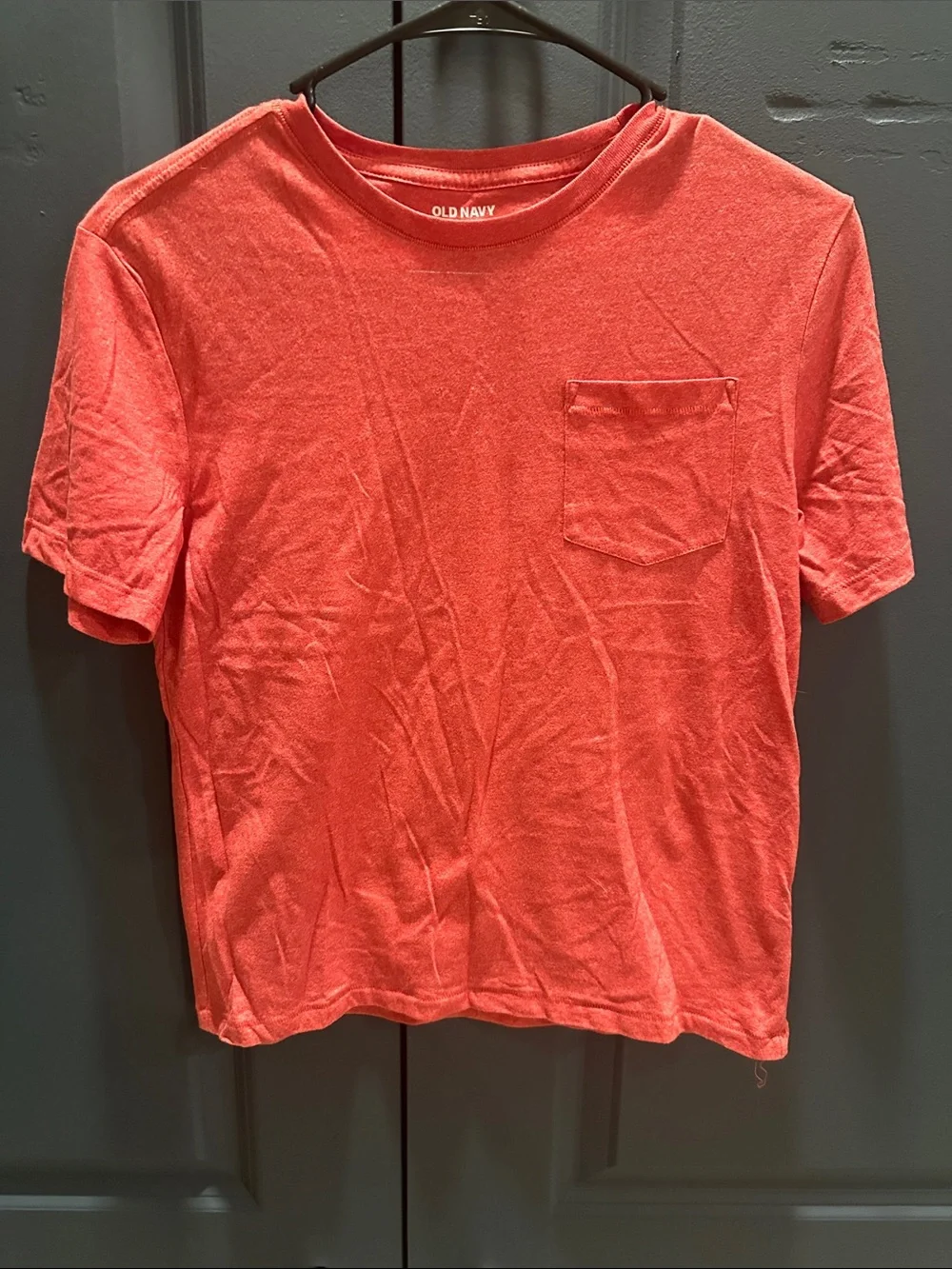 Old Navy Coral Short Sleeve Pocket Tee
